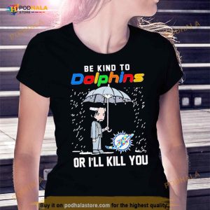 John Wick Be Kind Autism Miami Dolphins Or Ill Kill You T Shirt 2