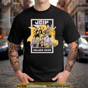 Join Golden Dear Anime Art Ashen Wolves Shirt 2