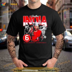 Jonathan India Cincinnati Reds Baseball Shirt 2
