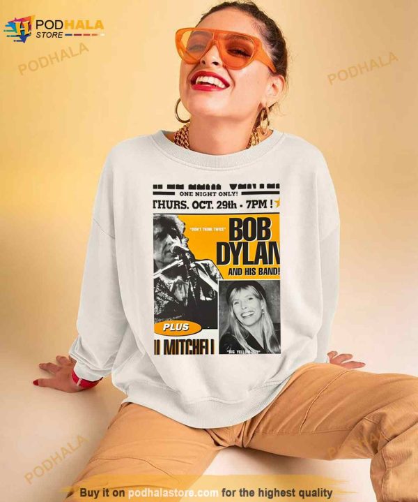 Joni Mitchell Art And Bob Dylan Shirt