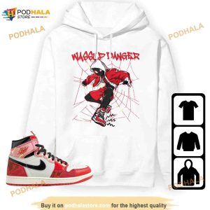 Jordan 1 Spiderman Across The Spider verse Shirt Wassup Danger Spider Man 3