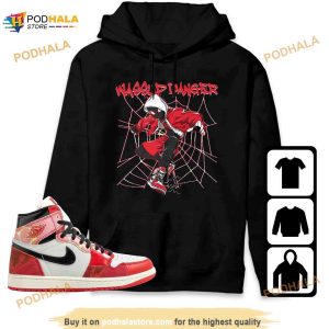 Jordan 1 Spiderman Across The Spider verse Unisex Wassup Danger Spider Man 3