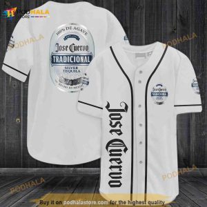 Jose Cuervo Silver 3D Baseball Jersey 1