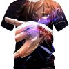 Jujutsu Kaisen Nobara Kugisaki Anime Fashion Print Short Sleeve Tees 3D Anime Shirt