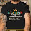 Juneteenth Family Black Grandpa African American Shirt
