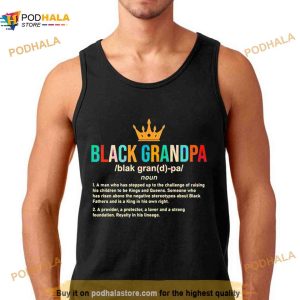 Juneteenth Family Black Grandpa African American Shirt 2