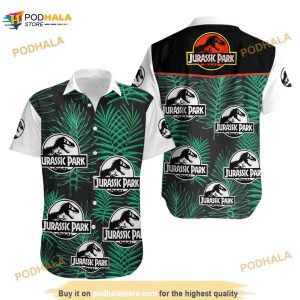 Jurassic Park Funny Hawaiian Shirt, Dinosaur Park Movie Funny Aloha Shirt