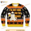 Just Here For The Booze Ugly Christmas Sweater, Funny Xmas Gifts