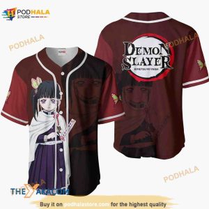 Kanao Tsuyuri Kimetsu Anime 3D Baseball Jersey Shirt