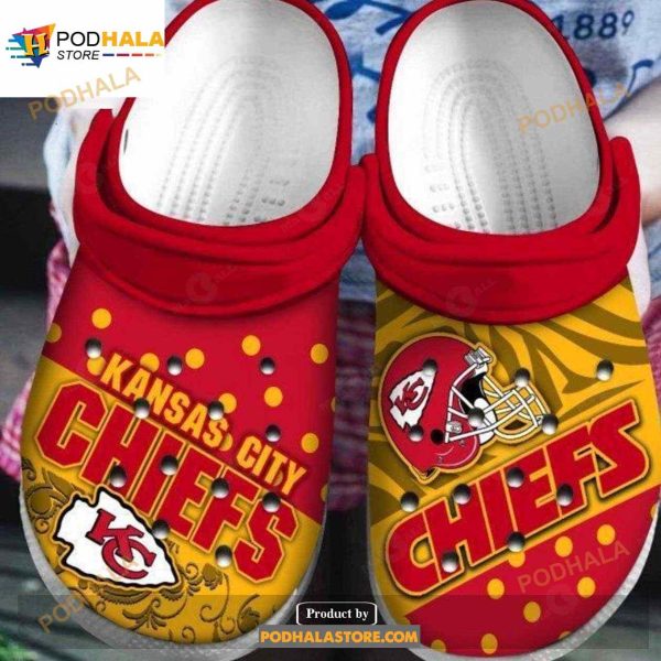 Kansas City Chiefs Crocband Crocs Clog Shoes