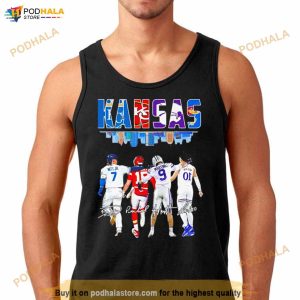 Kansas City Team Sports Player Name Signatures Shirt 2