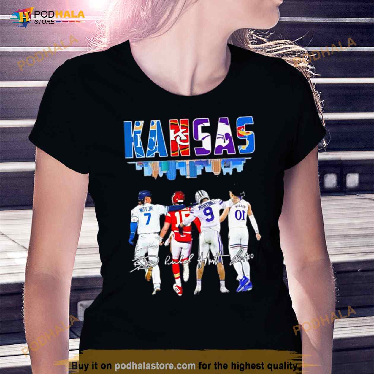 Kansas City Team Sports Player Name Signatures Shirt Kansas City Team Sports Player Name Signatures Shirt
