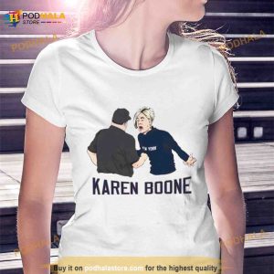 Karen Boone Aaron Boone New York Baseball Shirt