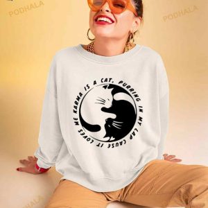 Karma Is A Cat Taylor Shirt 3