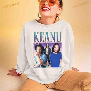 Keanu Reeves Young Photo Shirt 2