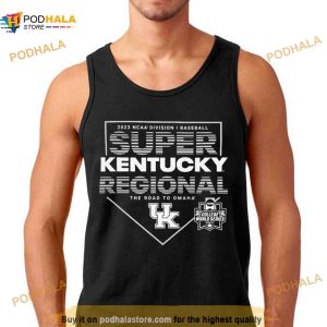 Kentucky Wildcats 2023 Ncaa Division I Baseball Super Regional Baton Rouge La The Road To Omaha Shirt 3
