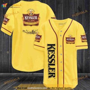 Kessler American Blended Whiskey 3D Baseball Jersey