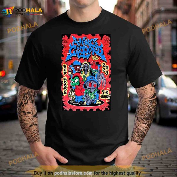 King Gizzard & The Lizard Red Rocks June 8 2023 Portrait Shirt