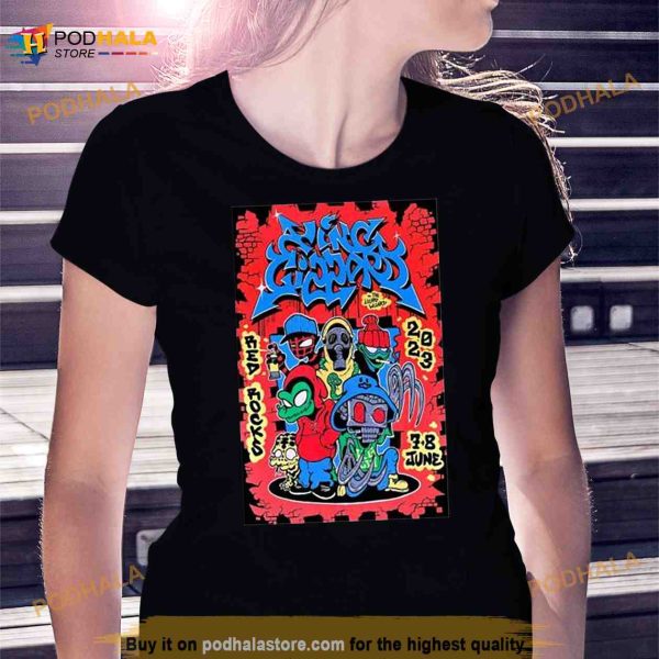 King Gizzard & The Lizard Red Rocks June 8 2023 Portrait Shirt