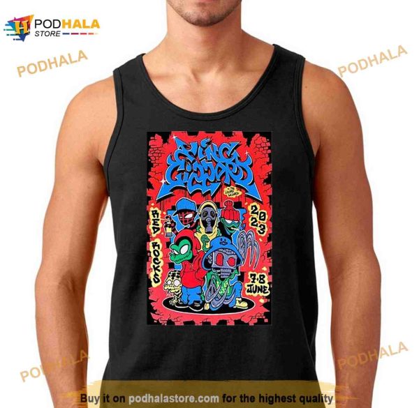 King Gizzard & The Lizard Red Rocks June 8 2023 Portrait Shirt