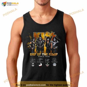 Kiss End Of The Road World Tour Signatures 2023 Shirt 3