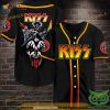 Kiss Rock Band 3D Baseball Jersey Shirt