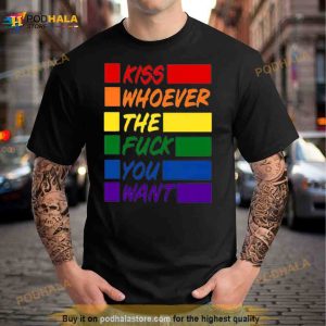 Kiss Whoever The Fuck You Want Pride 2023 Shirt 2
