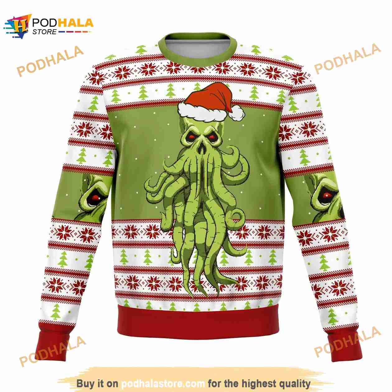 Kratom Dank Ugly Christmas Sweater Funny Xmas Gifts Podhalastore