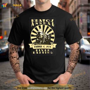 Kratos Father And Son River Rafting God Of War Shirt 2