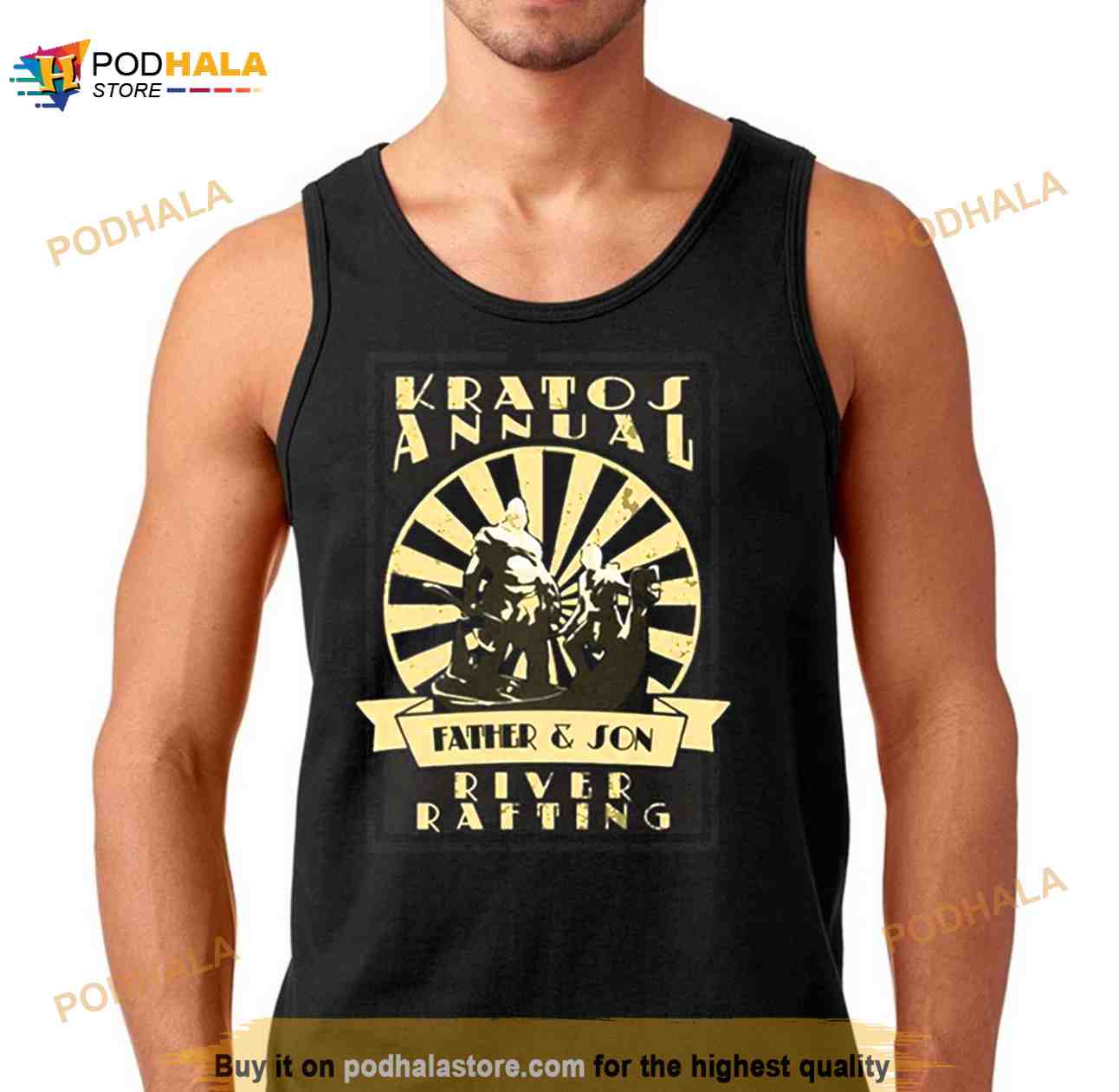 Kratos Father And Son River Rafting God Of War Shirt Kratos Father And Son River Rafting God Of War Shirt
