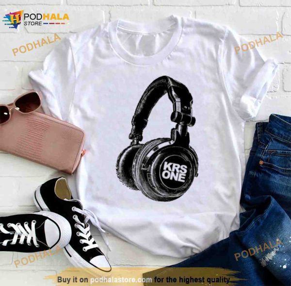 Krs One Retro Headphones Shirt