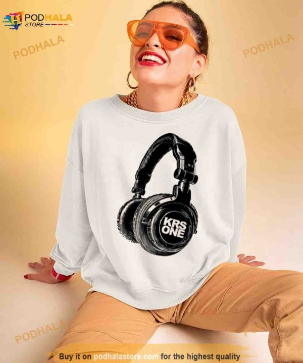 Krs One Retro Headphones Shirt