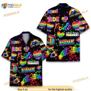 LGBTQ Pride Hawaiian Shirt, LGBT Rainbow Pride Month Equality Aloha Shirt