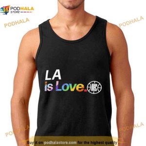 La Clippers Is Love City Pride Team Logo Shirt 2