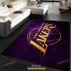 La Lakers Purple Gold Nba Team Area Rug Living Room And Bedroom Rug Home Decor Floor Decor
