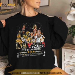 Las Vegas City Of Champions NHL Stanley Cup And WNBA Champions Shirt
