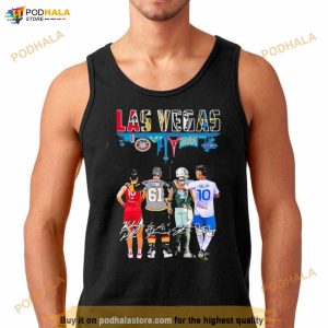 Las Vegas Skyline Sports Team Players Signatures Shirt 2