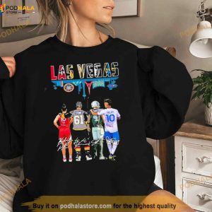 Las Vegas Skyline Sports Team Players Signatures Shirt 3