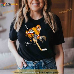 laurent Brossoit Vegas hockey signature illustration Shirt