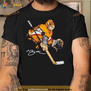 Laurent Brossoit Vegas Hockey Signature Illustration Shirt 2