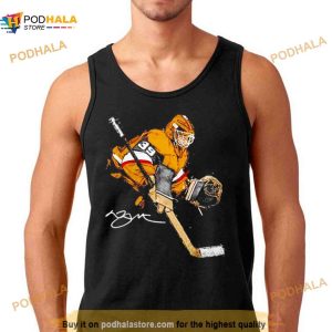 Laurent Brossoit Vegas Hockey Signature Illustration Shirt 3
