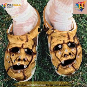 Leatherface Mask Classic Crocs Clog Shoes