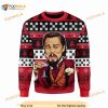 Leo Dicaprio Laughing Funny Meme 3D Ugly Christmas Sweater