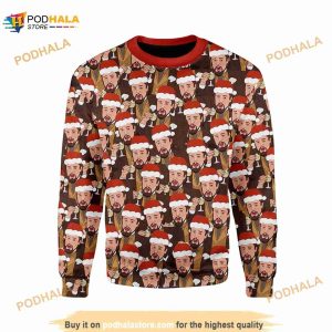 Dallas Cowboys Nfl Woolen 3d Ugly Christmas Sweater Custom Number