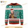 Leo Laughing Meme Santa Comes Only Once A Year Ugly Christmas Sweater