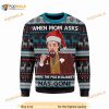 Leo Laughing Meme When Mom Ask The Pigs In Blanket Has Gone 3D Ugly Christmas Sweater