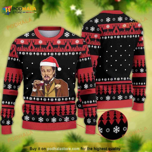 Leonardo Dicaprio Christmas Ugly Christmas 3D Sweater
