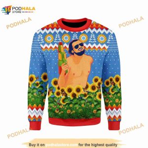 Leonardo Dicaprio Meme 3D Ugly Christmas Sweater For Fans