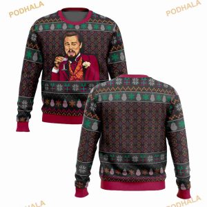 Leonardo Dicaprio Ugly Leonardo Dicaprio Meme Xmas 3D Sweater