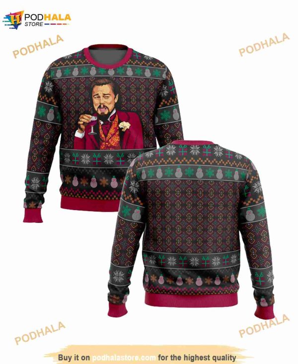 Leonardo Dicaprio Ugly Leonardo Dicaprio Meme Xmas 3D Sweater